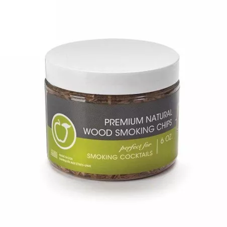 Frasco de Chips de Madera Natural Manzana, 6 Onzas OUTSET 76534