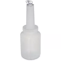 Botella para Licor de 0.5 Quartos de Tapa Blanca MASTER CHEF JW-BSP0.5-W