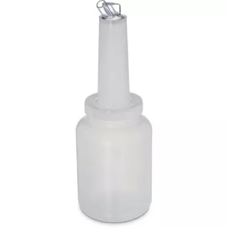 Botella para Licor de 0.5 Quartos de Tapa Blanca MASTER CHEF JW-BSP0.5-W