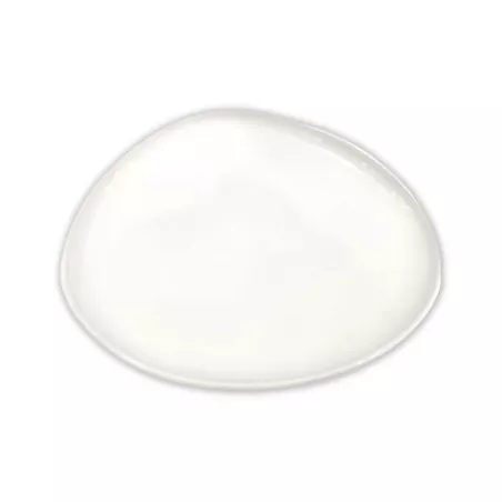 Plato Triangular Coupe de Porcelana 11 Pulgadas Blanco Mate ARNI C1410-01