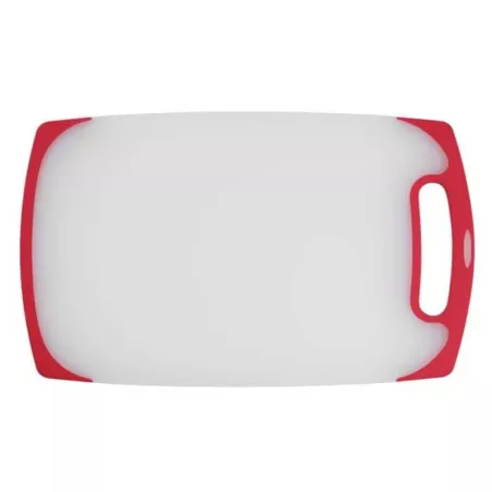 Tabla de Picar Plastica de Color Blanco  y Rojo de 15 Pulgadas CUISINART CPB-15SR