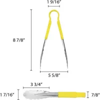 Pinza de Acero Inoxidable de 9 Pulgadas de Color Amarilla THUNDER SLTG810Y 2