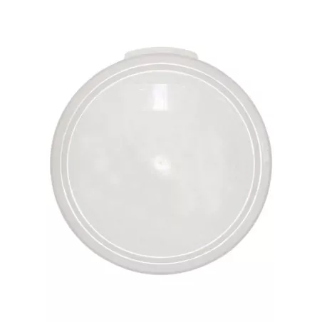 Tapa Redonda Traslucido de Polipropileno de 1 Quarto THUNDER PLRFC0001TL