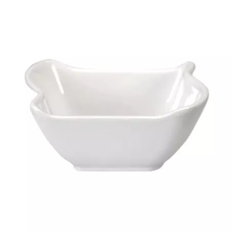 Bowl Salsero de Melamina de 9.1 x 7.5 x 3.8 Centimetros, Color Blanco  MASTER CHEF D073