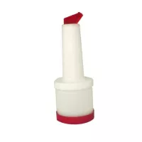 Botella para Licor de 0.5 Quartos de Tapa Roja MASTER CHEF JW-BSP0.5-R