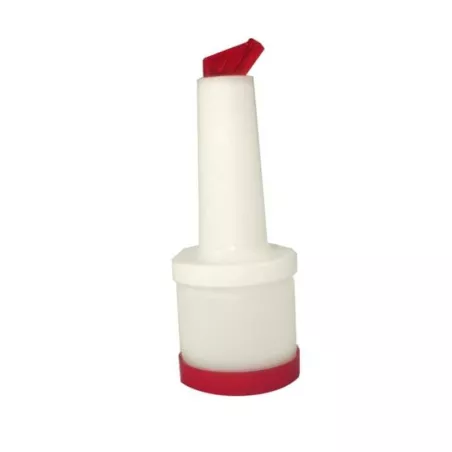 Botella para Licor de 0.5 Quartos de Tapa Roja MASTER CHEF JW-BSP0.5-R