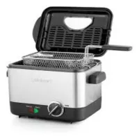 Freidora Compacta de Acero Inoxidable de 1.1 Litros  CUISINART CDF-100P1