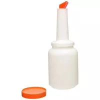 Botella de Licor de 2 Quartos de Color Naranja MASTER CHEF JW-BSP2-OR