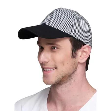 Gorra Grid Blanco con Negro  CHECKEDOUT U401S8501H