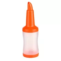 Botella Plastica para Licor de 1Litro, Color Anaranjada MASTER CHEF JW-BSNP1-OR