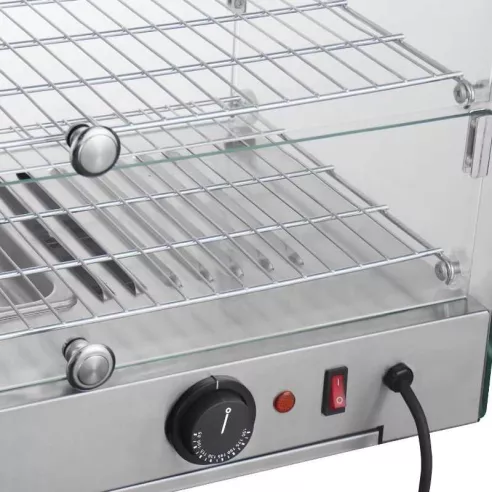 Urna Caliente Recta de 2 Niveles de 56 x 36 x 38 Centimetros QUANTUM PRO HDR250C