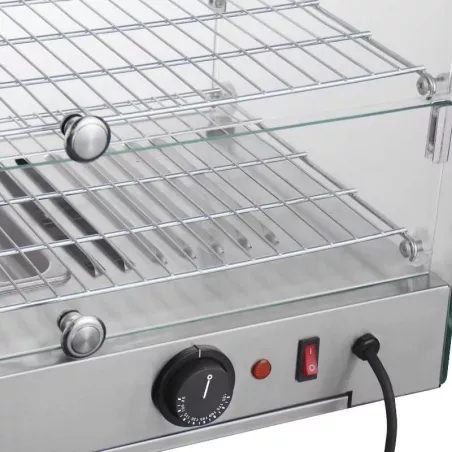 Urna Caliente Recta de 2 Niveles de 56 x 36 x 38 Centimetros QUANTUM PRO HDR250C