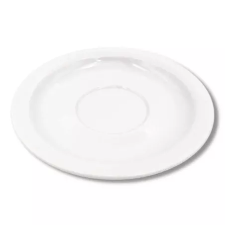 Plato para Taza de Borde Delgado 15.2 Centimetros Blanco CATER MAX 852