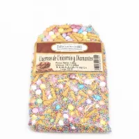 Confitillo Surtido de Cuernos de Unicornio y Diamantes   MAGIC COLORS 7443006008442