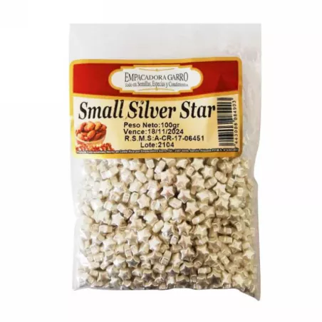 Confitillo de Estrellas Pequenas Plateadas de 100 Gramos MAGIC COLORS 7443006084903