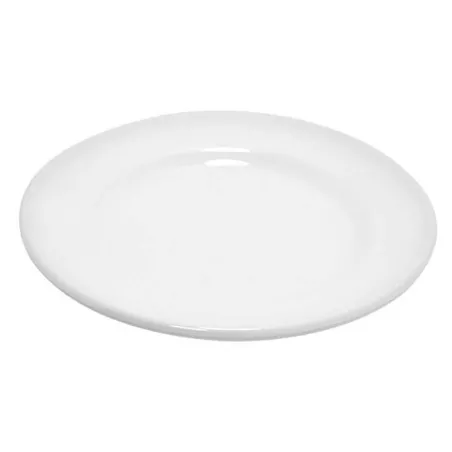 Plato Redondo Blanco de Melamina de 10 Pulgadas MASTER CHEF B028