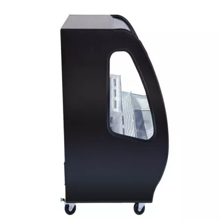 Vitrina Exhibidora de Color Negro de 100 Centimetros TORREY TEM-100 NEGRA