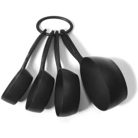 Taza Medidora de Color Negro, Set de 4 Unidades CUISINART CTG-00-MC