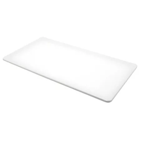 Bandeja Rectangular Buffet Lisa de Color Blanca de 18 x 10 Pulgadas MASTER CHEF B479