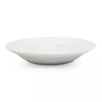 Plato de Sopa de Porcelana de Borde Ancho 11 Pulgadas Blanco ARNI S5902