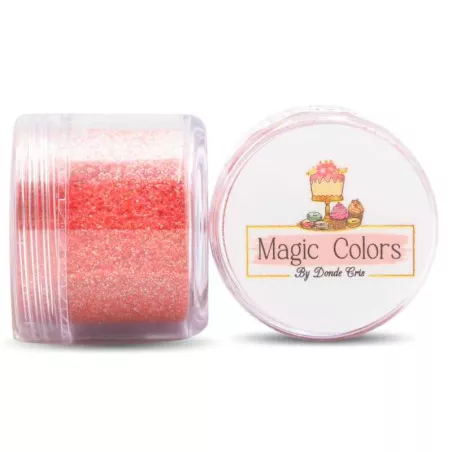 Diamantina Comestible Naranja Tornasol de 10 Gramos MAGIC COLORS 7443006010315