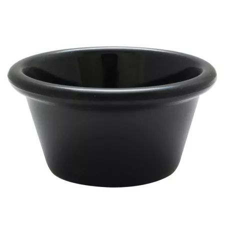 Ramekin de 2.5 Onzas con 2.87 Pulgadas de Diametro, Color Negro THUNDER ML536BL1
