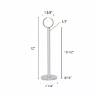 Porta Numero de 12 Pulgadas con Base de 2 Pulgadas THUNDER CRTCH012 2