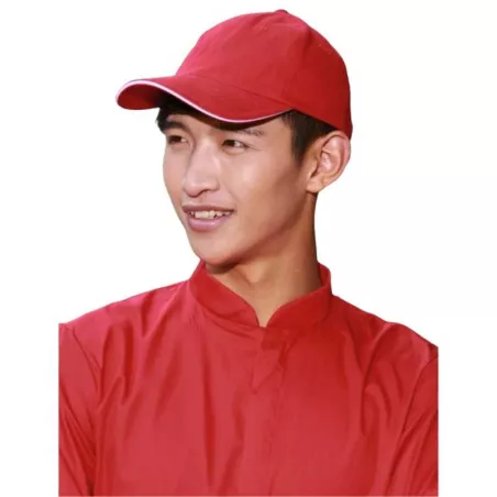 Gorra de Color Rojo Vino CHECKEDOUT U401S402M