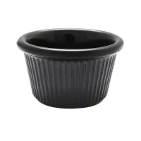 Ramekin Ranurado de 1.5 Onzas, Color Negro  THUNDER ML507BL1