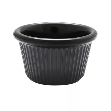 Ramekin Ranurado de 1.5 Onzas, Color Negro  THUNDER ML507BL1