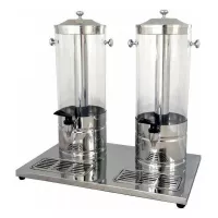 Dispensador de Jugos de Dos Tanque de 10 Litros MASTER CHEF 4650340