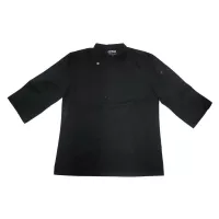 Gabacha Ejecutiva de Manga de 3/4 de Color Negro Talla M CHECKEDOUT CU110Z0100F-M