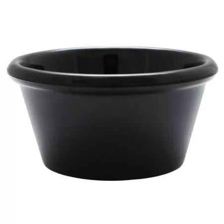Ramekin de 6 Onzas Color Negro de 3.87 Pulgadas de Diametro THUNDER ML539BL1