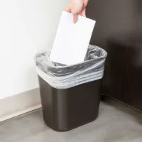 Basurero de Escritorio de 12.9 Litros de Color Negro RUBBERMAID FG295500BLA 2