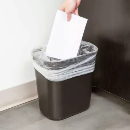 Basurero de Escritorio de 12.9 Litros de Color Negro RUBBERMAID FG295500BLA