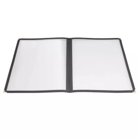 Porta Menu Sencillo Negro 9-1/4 x 12 Pulgadas MASTER CHEF MC-1BK