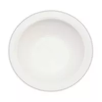 Plato para Cereal de Porcelana Borde Delgado 7 Pulgadas Blanco ARNI S6135 2