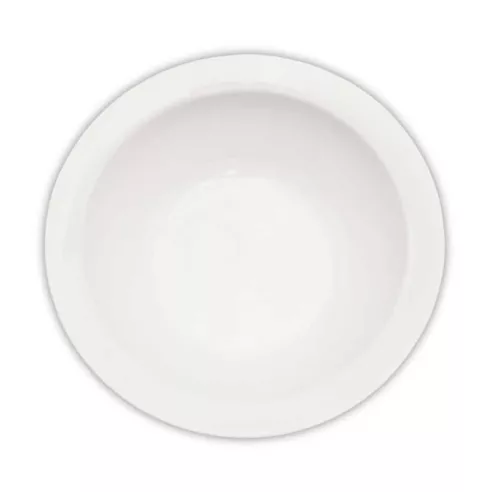 Plato para Cereal de Porcelana Borde Delgado 7 Pulgadas Blanco ARNI S6135