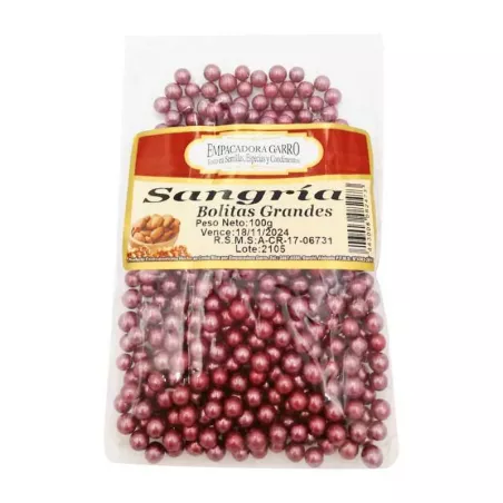 Confitillo Sangria de Bolitas Grandes de 100 Gramos MAGIC COLORS 7443006082473