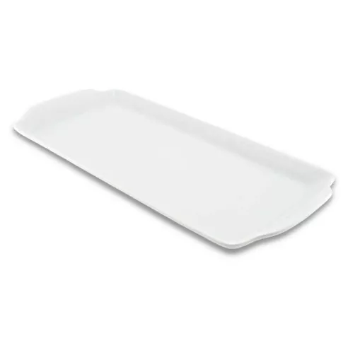 Plato Rectangular de Porcelana 13-3/4 Pulgadas Blanco CATER MAX 16111