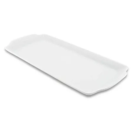 Plato Rectangular de Porcelana 13-3/4 Pulgadas Blanco CATER MAX 16111
