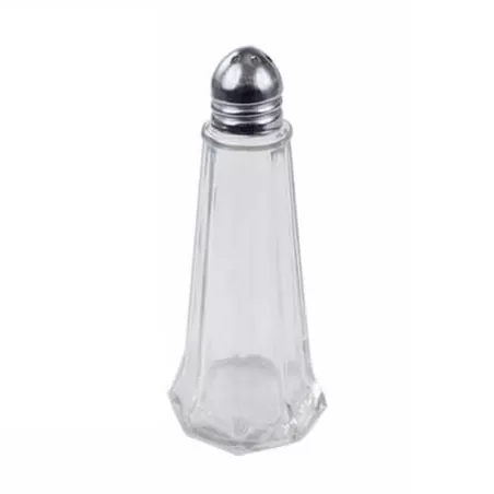 Salero con Forma de Piramide y Tapa de Acero Inoxidable de 1 Onza MASTER CHEF SK-TWC