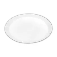Plato Redondo de Porcelana 10.5 Pulgadas Blanco ARNI C0973