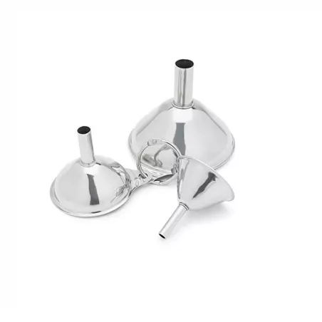 Embudo de  Acero Inoxidable, Set de 3 Unidades FOX RUN BRANDS 11641