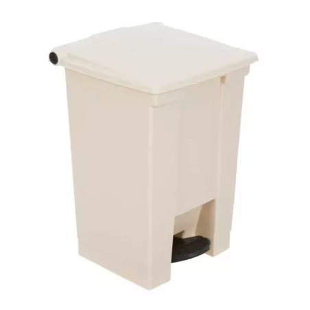 Basurero de Pedal de 12 Galones, Color Beige RUBBERMAID FG614400BEIG