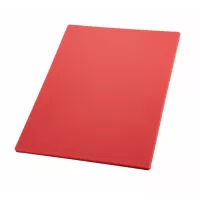 Tabla para Picar de Polipropileno de 15 x 20 Pulgadas, Color Rojo MASTER CHEF 1520RD