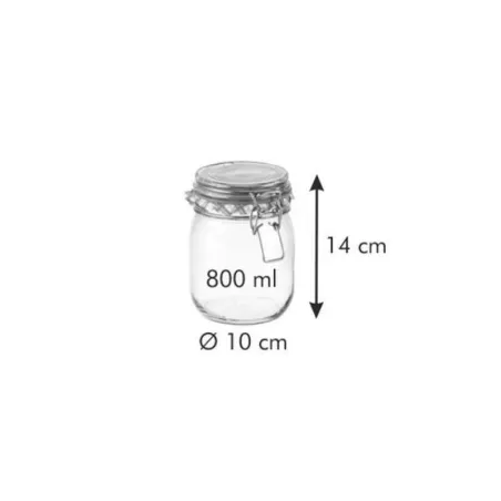 Frasco para Conserva con Abrazadera de 800 Mililirros TESCOMA 895144