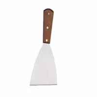 Espatula Triangular con Puno Madera de 4 Pulgadas MASTER CHEF WSCR-4