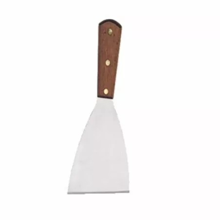 Espatula Triangular con Puno Madera de 4 Pulgadas MASTER CHEF WSCR-4