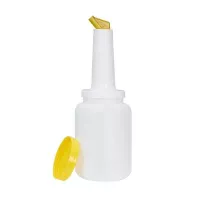 Botella de Licor de 1 Quarto de Tapa Amarilla MASTER CHEF JW-BSP1-Y